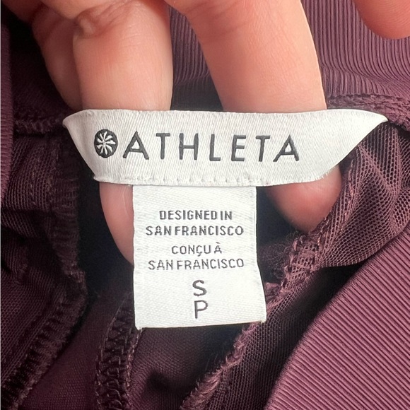 Athleta Venice High Rise Jogger garnet sz S - Picture 8 of 8